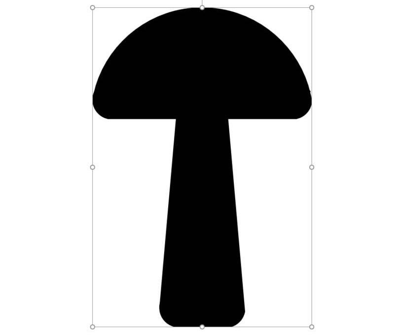PPT画制蘑菇图目的图文方法截图