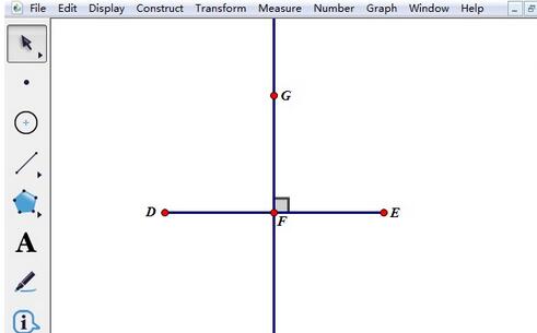 几何画板直角符号显现双线的处理教程截图