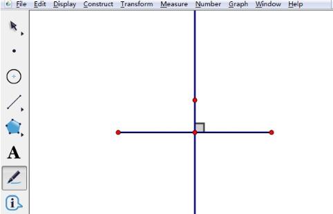 几何画板模糊直角符号阴影的操作流程截图