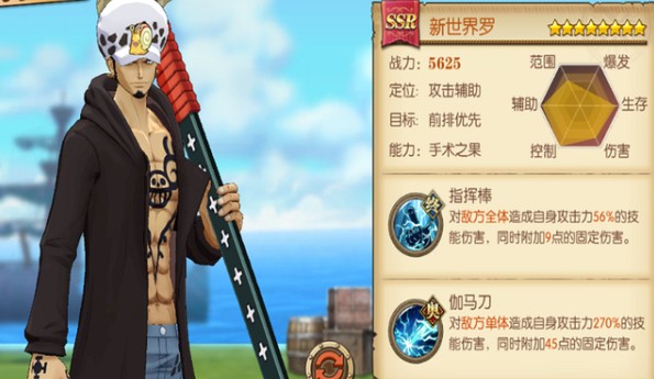 航海王燃烧意志新世界罗8星满破属性一览