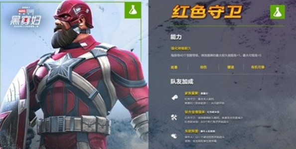 漫威超级争霸战红色守卫技能与强度解析