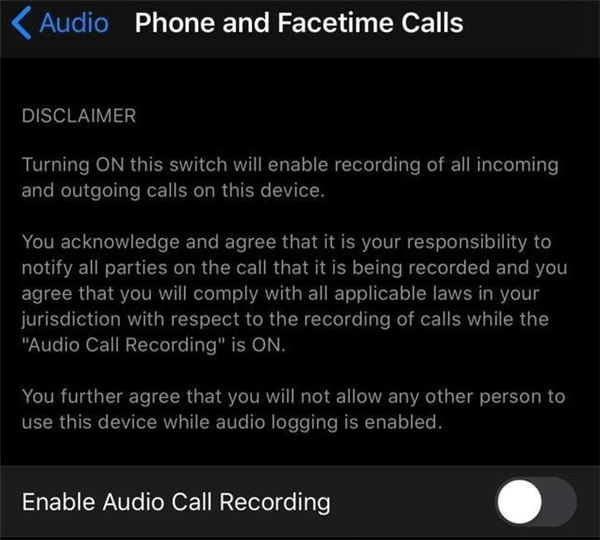 iOS 1再次曝光：苹果增加支持通话录音功能！