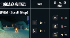 光遇国服魔法商店开启时间解析