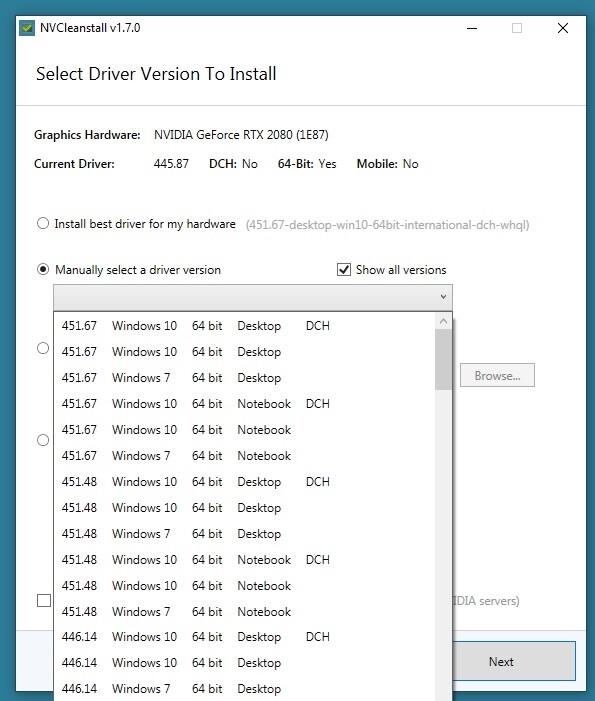 NVCleanstall升级1.7.0版本：变化非常大