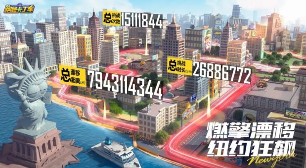 跑跑卡丁车手游纽约狂飙赛道记录挑战攻略