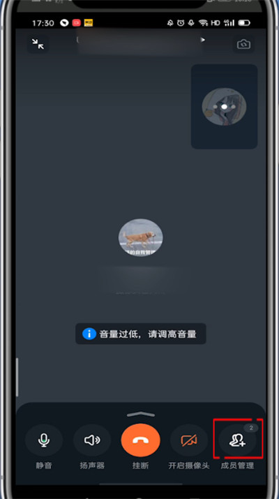 钉钉视频会议强制全员静音的方法步骤