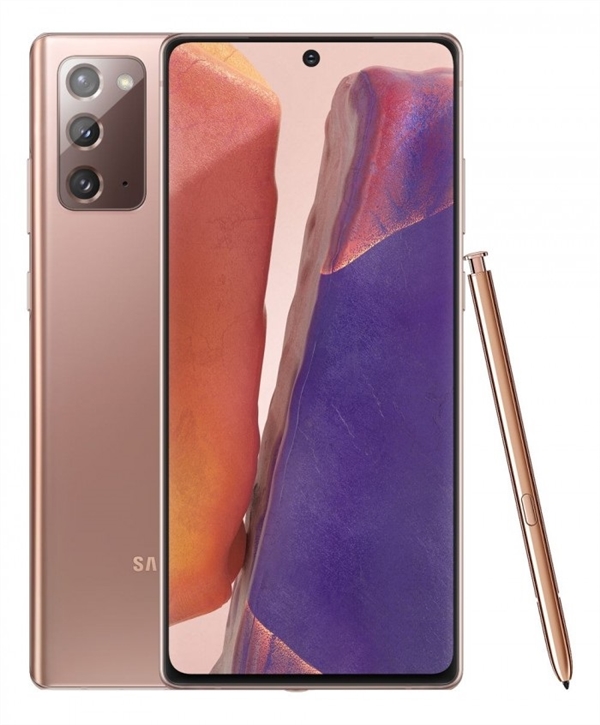 三星Galaxy Note 20/Ultra最新动态：提供四种配色