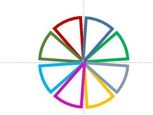 PPT使用合并形状功能绘制七巧板的操作方法