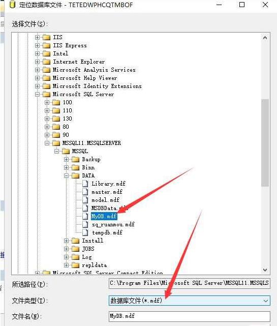 WIN10系统误删mdf文件进行恢复的操作教程