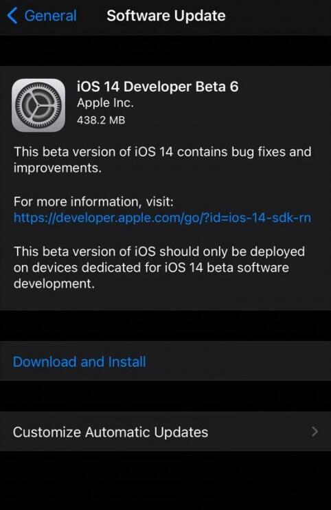 iOS/iPadOS 14 Beta 6上线:加入空间音频