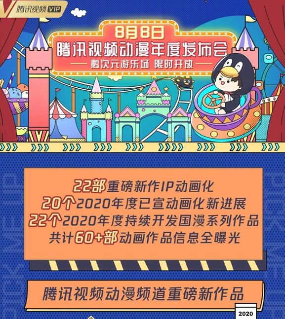 腾讯连续带来60多部动画作品