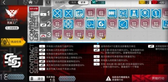 明日方舟荒废工厂18难度通关方法解析