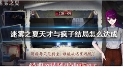 迷雾之夏天才与疯子怎么达成?迷雾之夏天才与疯子结局达成详解