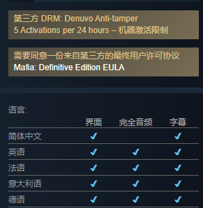 《四海兄弟:最终版》使用上D加密技术