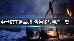 中世纪王朝npc出售物资与特产介绍 npc出售物资与特产一览