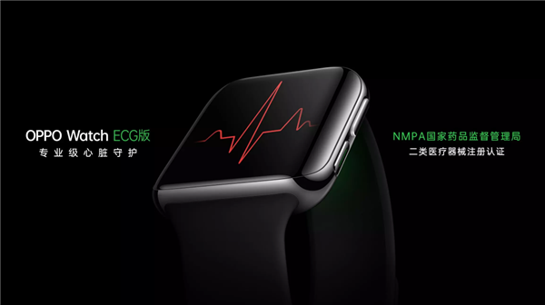 OPPO Watch ECG版上架：支持专业心电监测