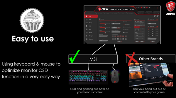 微星连推5款电竞显示器：1ms+240Hz