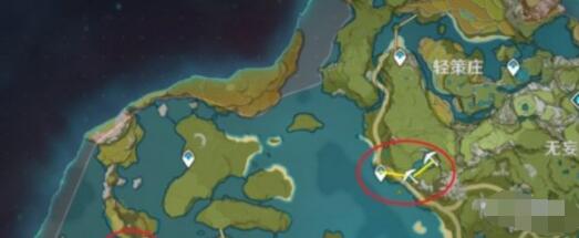原神手游轻策庄矿石位置 原神手游轻策庄挖矿路线