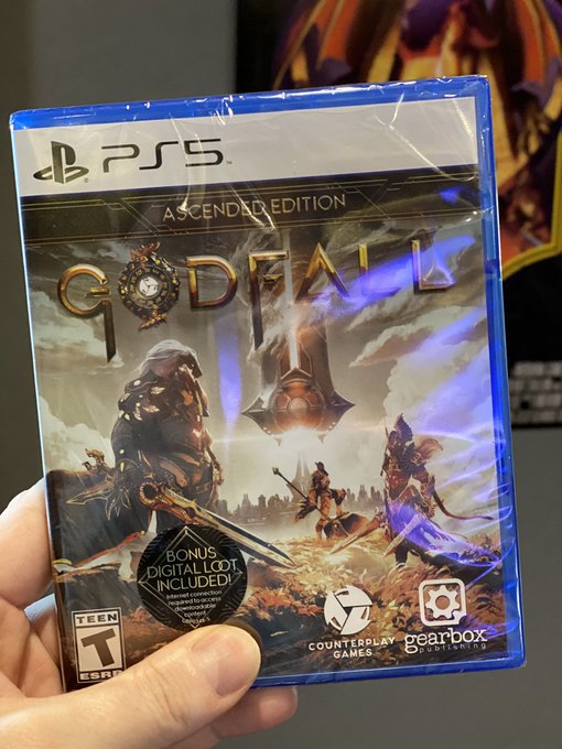 《众神陨落》PS5实体版照片出炉