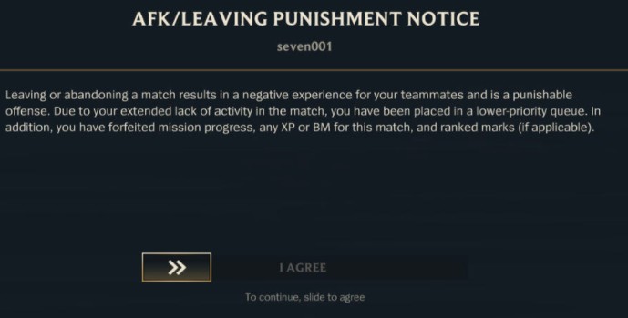 英雄联盟手游挂机惩罚是什么？英雄联盟手游lol手游途中退出与挂机惩罚一览