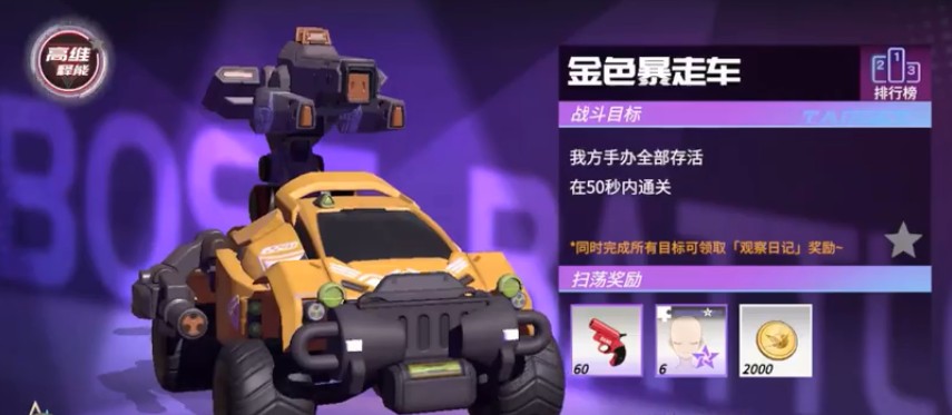 高能手办团金色暴走车怎么打?高能手办团金色暴走车与粒子暴走站位解析