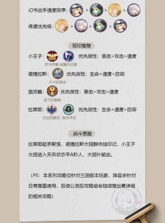 幻书启世录小王子阵容怎么搭配 幻书启世录最强小王子阵容推荐