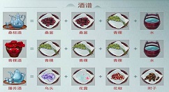 江湖悠悠手游酒谱配方大全 江湖悠悠酒谱配方有哪些