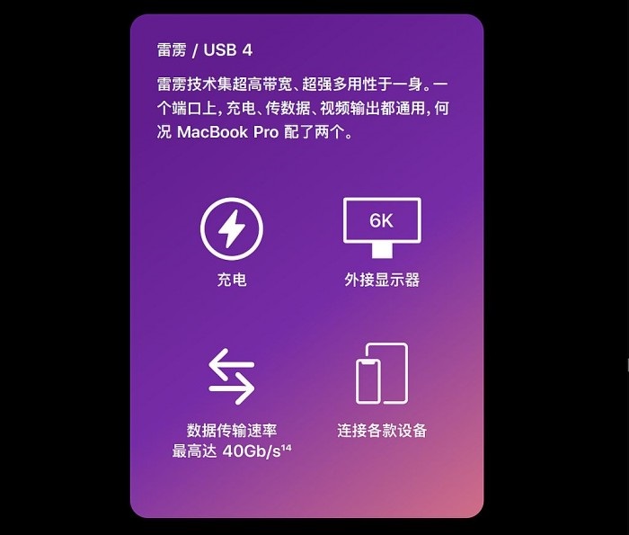 苹果 M1 成为唯一适用 USB4 的芯片