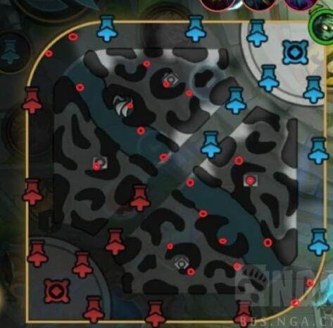 英雄联盟手游插眼位置在哪里？英雄联盟手游红蓝双方插眼位置推荐