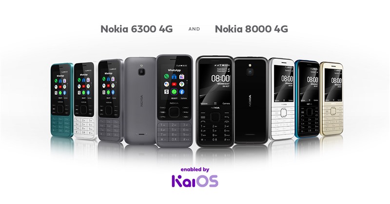 诺基亚63004G与80004G正式发布：待机时间长达27.9天