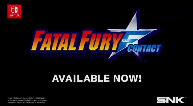 经典游戏《饿狼传说：初次接触》正式登陆Switch 售价7.99美元