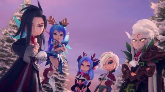 《魔灵召唤:天空之役》公开圣诞纪念剧情