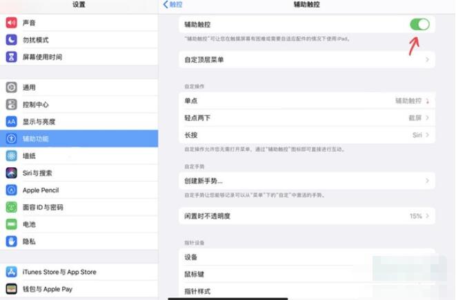 ipad2020小圆点怎么设置 ipad2020小圆点设置教程截图