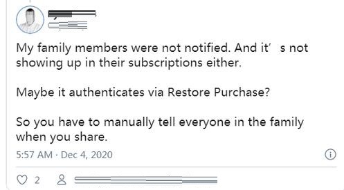 苹果App Store新增共享功能 可与家人共享订阅应用