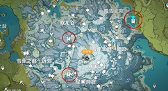 原神雪山匣子位置大全  原神雪山三个匣子开启密室大门位置一览