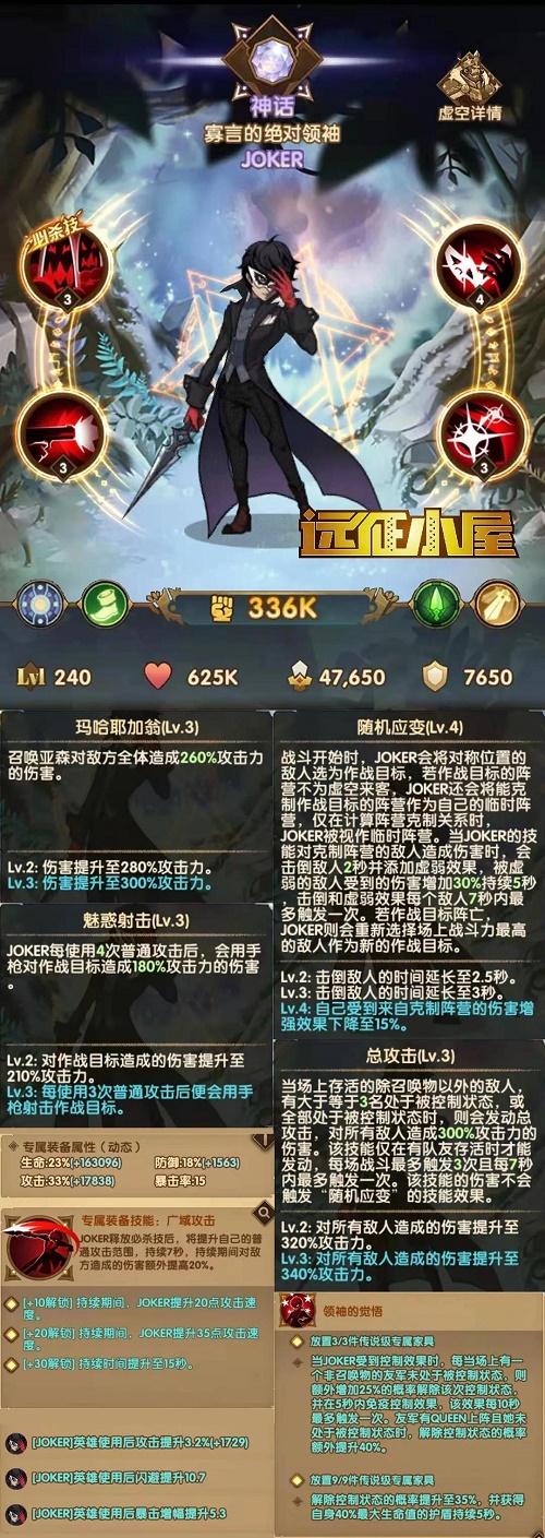 剑与远征JOKER赏金试炼怎么通关?剑与远征最佳通关打法阵容图一览