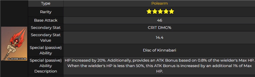 原神胡桃武器推荐什么？原神胡桃四星五星武器选择携带攻略