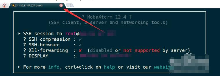 mobaxterm如何连接服务器 MobaXterm使用连接远程服务器方法截图
