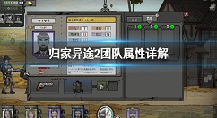 归家异途2团队属性是什么 归家异途2团队属性详解