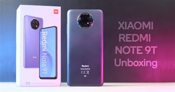 Redmi Note 9T真机曝光：搭配6.53英寸大屏