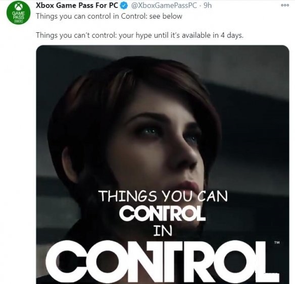 《控制》1月21日加入PC版Xbox Game Pass订阅服务