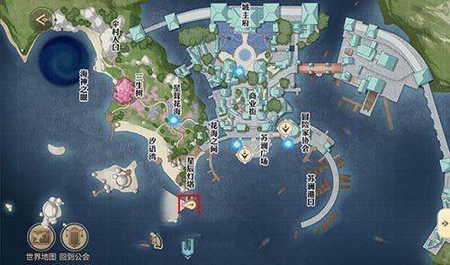 天谕手游海上寻宝宝藏位置在哪 天谕手游海上寻宝坐标位置寻找攻略