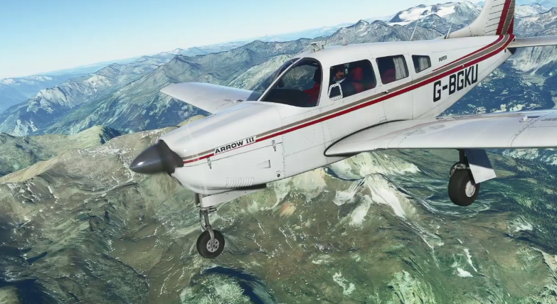 《微软飞行模拟》展示经典机型“Piper PA-28R Arrow III”