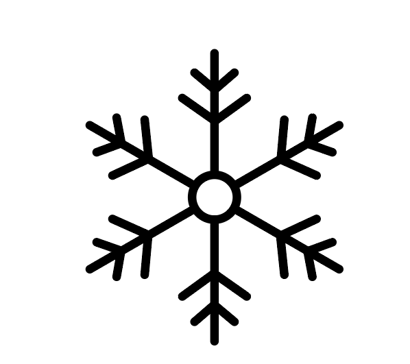 ai怎么设计圆形的雪花图标?ai雪花矢量logo的画法