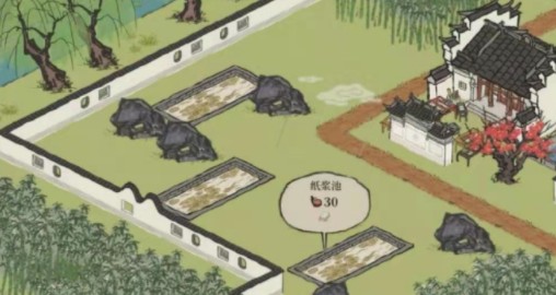 江南百景图原料纸在哪个地图?江南百景图原料纸从哪获取?截图