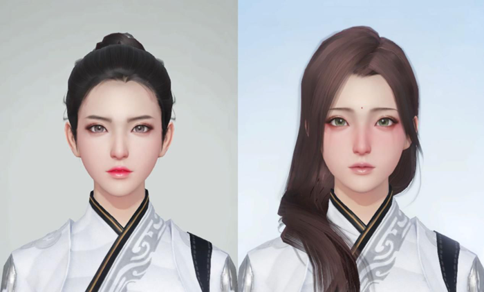 秦时明月世界捏脸数据女 秦时明月世界女角色捏脸教学截图