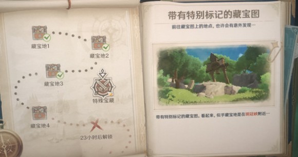 原神秘宝迷踪特殊宝藏位置在哪?原神特殊宝藏明冠峡寻找方法解析