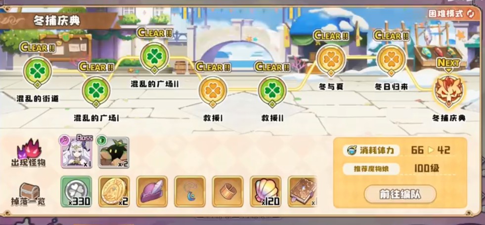 四叶草剧场冬捕庆典怎么过？四叶草剧场冬捕庆典困难通关攻略