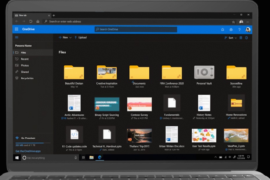 微软 OneDrive 网页版已上线黑暗模式 部分用户可用