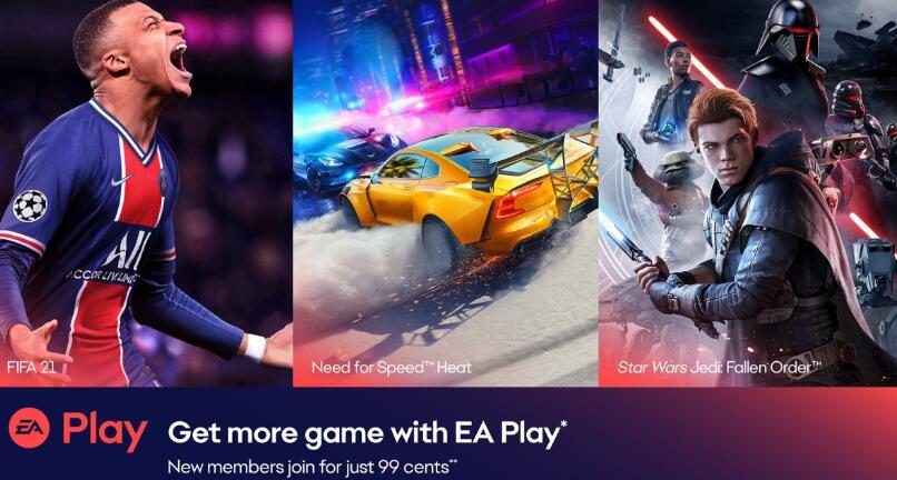 微软今天推出: 0.99 美元可购买一月 EA Play 服务